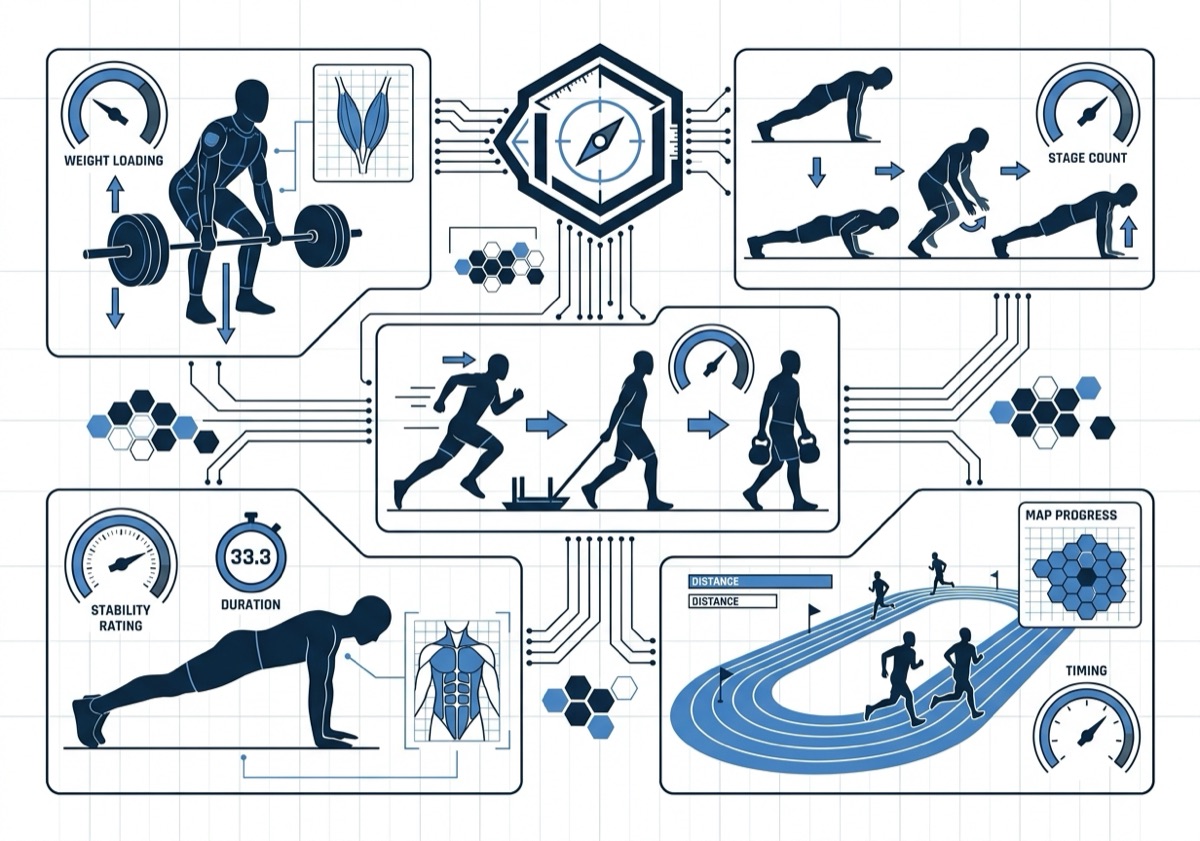 The five Army Fitness Test events overview