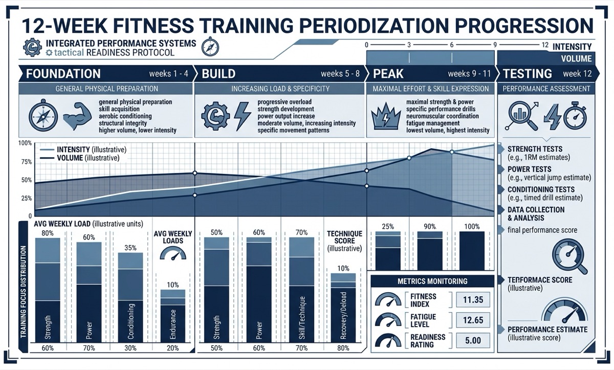 AFT training periodization: base, build, peak, taper
